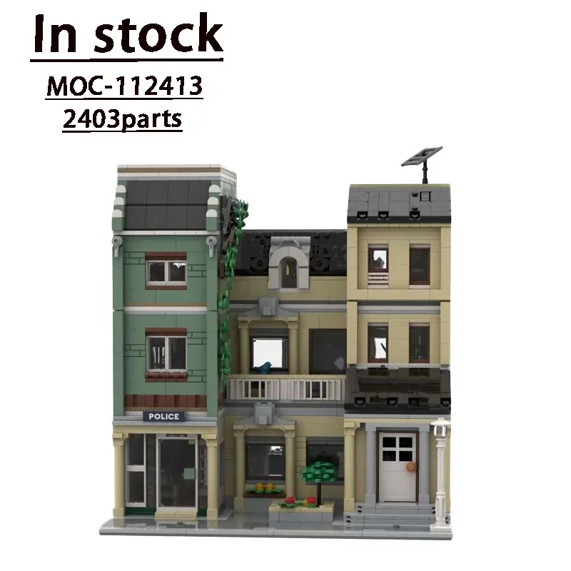 

10278 Classic Set Is Compatible with The New MOC-112413 Street View Building Brick Model • 2403 Parts Kids Birthday Toy Gift