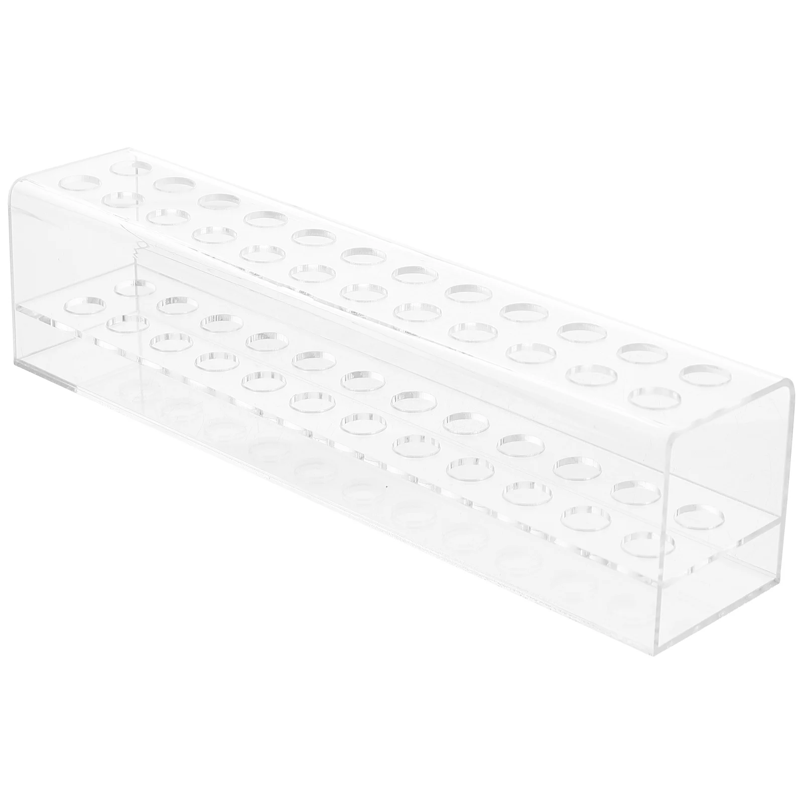 

Acrylic Storage Holder Stationery Supplies 24 Holder Holes Desk Organizer Pen Storage Stand Pen Stand Supplies