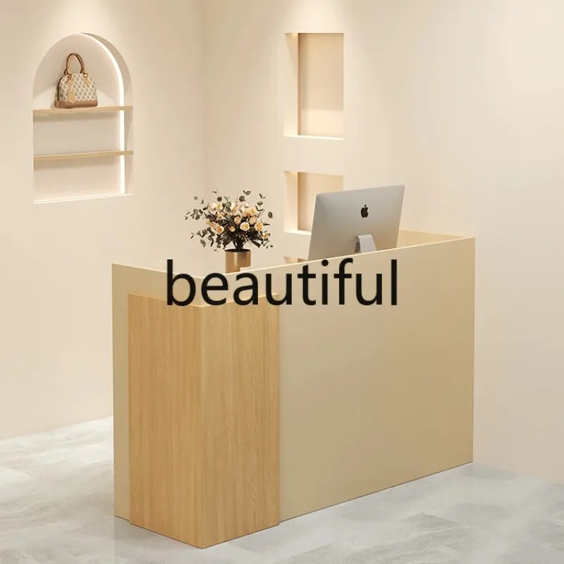 B73 Clothing store checkout page Beauty salon Light luxury barber shop, reception desk Women's clothing store Small counter