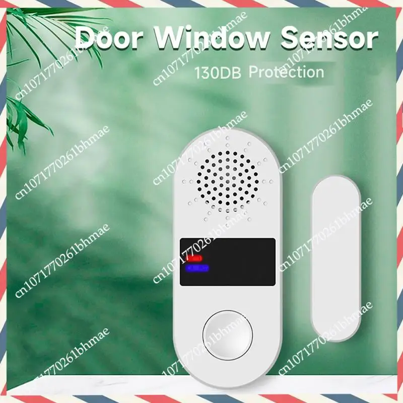 -A21Z Sensore wireless per porte e finestre Sistema di allarmi di sicurezza antifurto Apertura del sensore magnetico per porte 130Db Allarmi di sicurezza