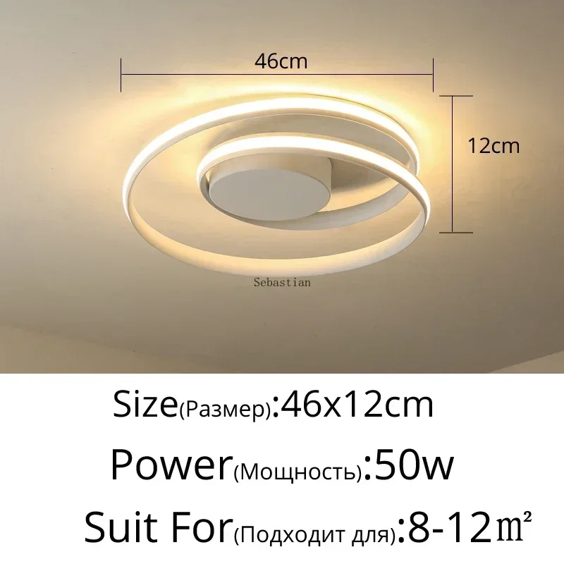 Modern licht, minimalistisch LED-slaapkamerlicht, rond creatief woonkamerlicht, eetkamerlicht, gepersonaliseerde verlichtingsarmatuur