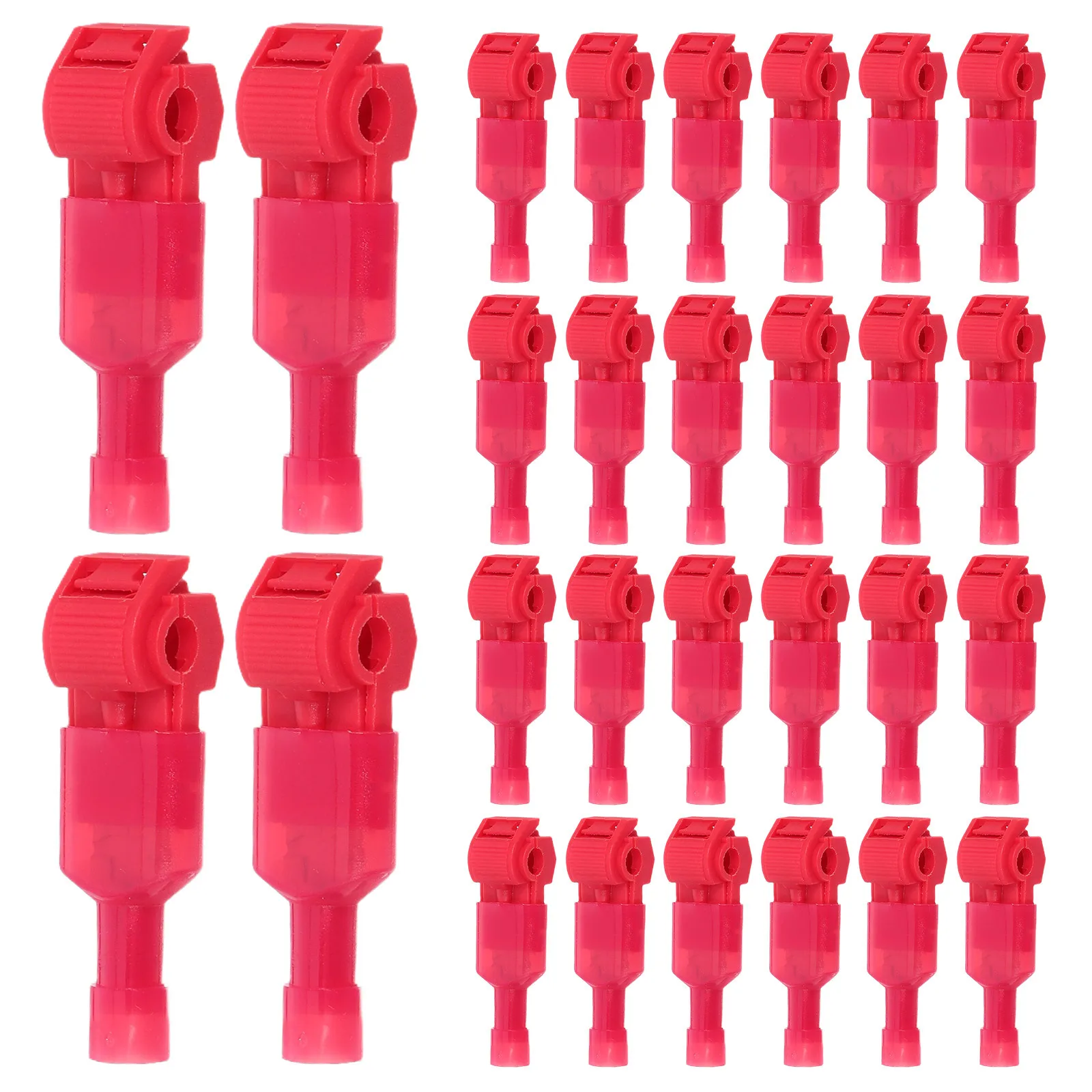 

Quick Connect Wire Splice Connectors T-Tap Terminal Kit For Home Office Insulated Spade Connectors Electrical Wiring Tool