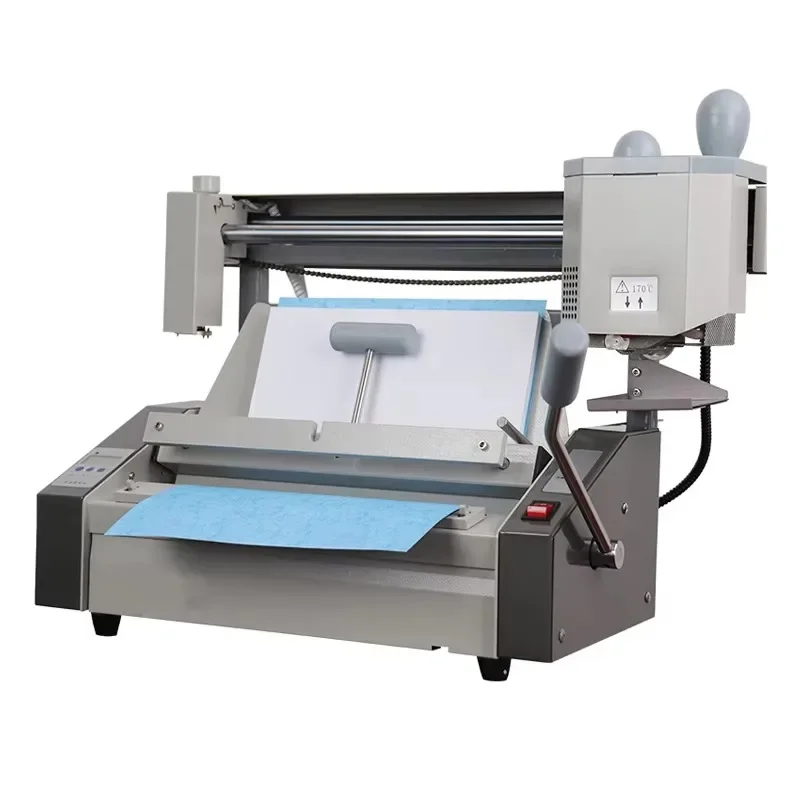 T320 A4 Size Desktop Manual Hot Melt Glue Book Binding Machine