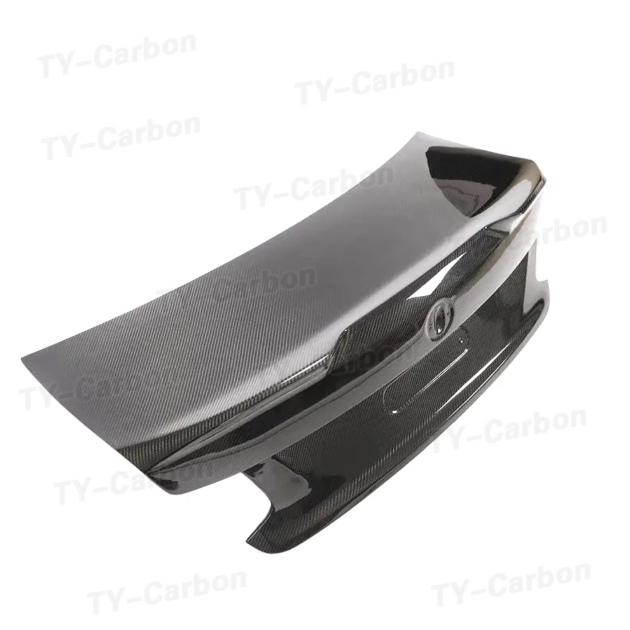 Dry Carbon Fiber For BMW F22 F87 M2 M2C Coupe 2015-2019 Rear Bumper Trunk Lid Tail Spoiler Gate Cover Trim Car Bodykits FRP