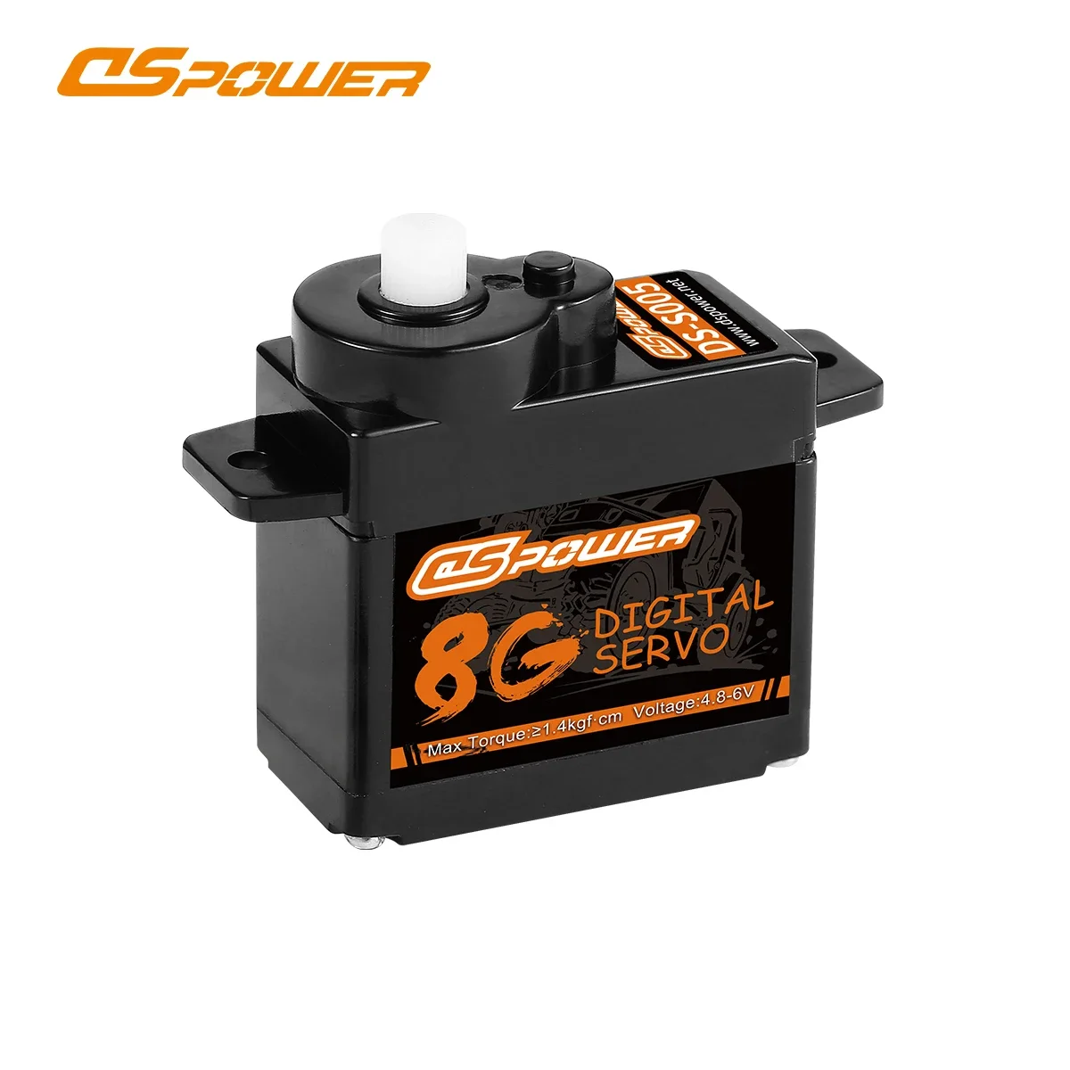 DSPOWER 8g Micro Digital Servo Motoriduttore In Plastica per 1/24 RC Auto SCX24 WLtoys k969 k989 k999 Mini Q Aereo Robot Ala Fissa