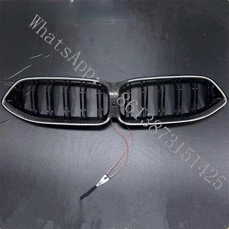 Suitable Luminous Carbon Fiber Front Grilles 8 Series M8 F91 F92 F93 2019-2025 G14 G15 G16