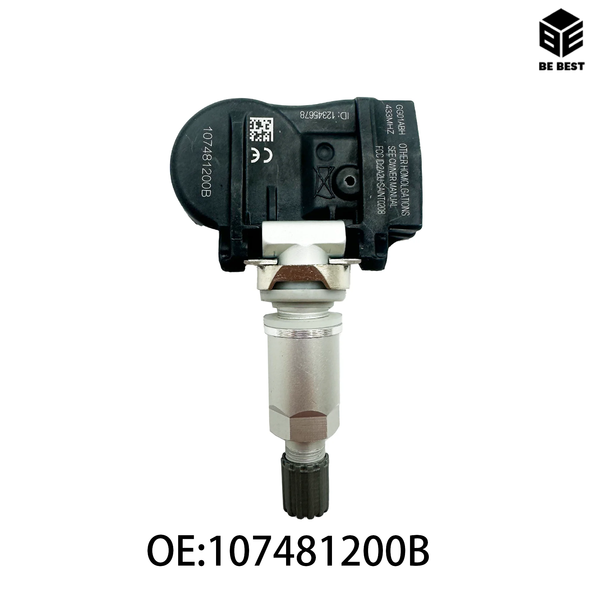 

1074812-00-B Датчик давления в шинах для Tesla Model 3 Model S Model X 4 шт. 433 МГц TPMS Система контроля давления в шинах 107481200B