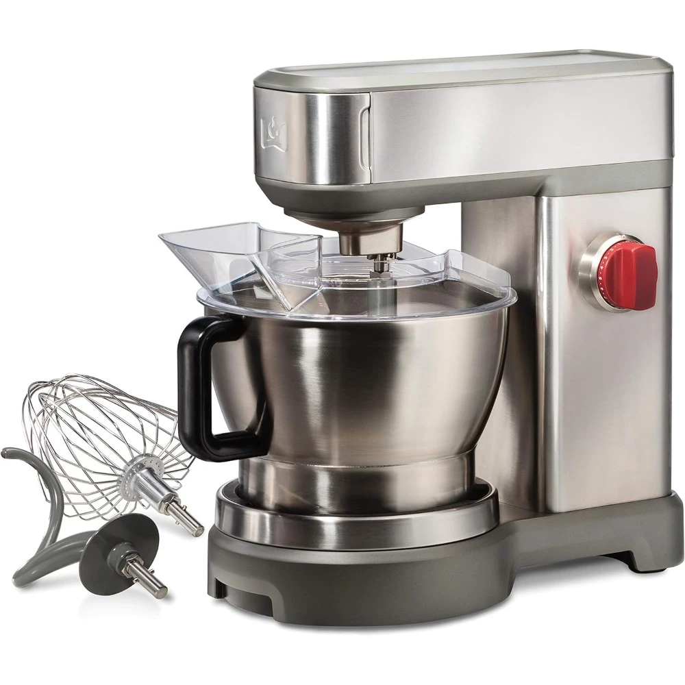 

High-Performance Stand Mixer, 7 qrt, with Flat Beater, Dough Hook and Whisk, Brushed Stainless Steel (WGSM100S)