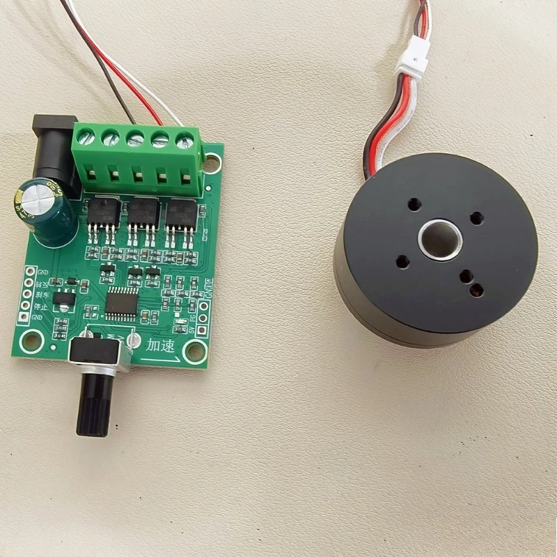 Radial-free magnetic ring 2804 three-phase DC brushless inductive motor BLDC hollow crossing line infinite position