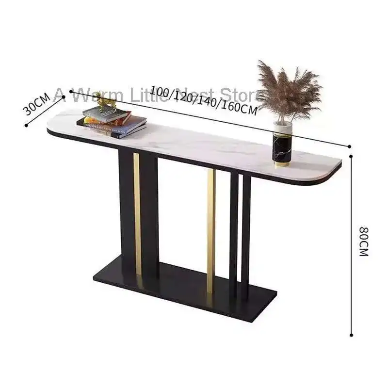 

Modern Italian Corner Table Trendy Beauty Simple Elegant Console Table Nordicminimalist Table Console De Couloir Home Furniture