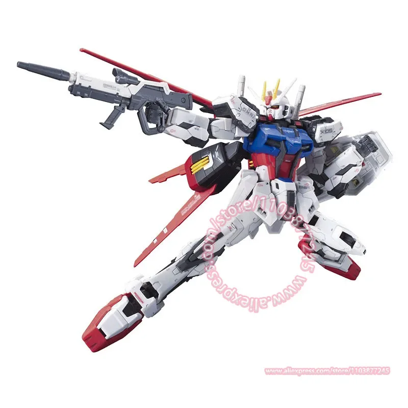 BANDAI RG 1/144 AILE STRIKE GUNDAM O.M.N.I.ENFORCER MOBILE SUIT GAT-X 105 Decorative Ornaments Action Figures Christmas Gift