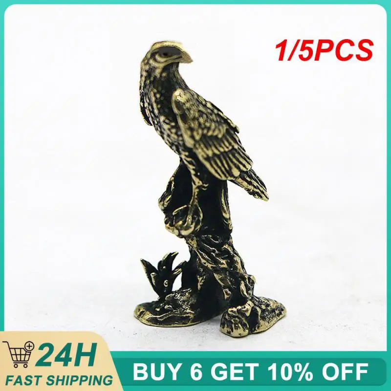 1/5PCS Easy Care Eagle Bronze Sculpture Handicraft Decoration Home Decorations Sophisticated And Timeless Animal Statue