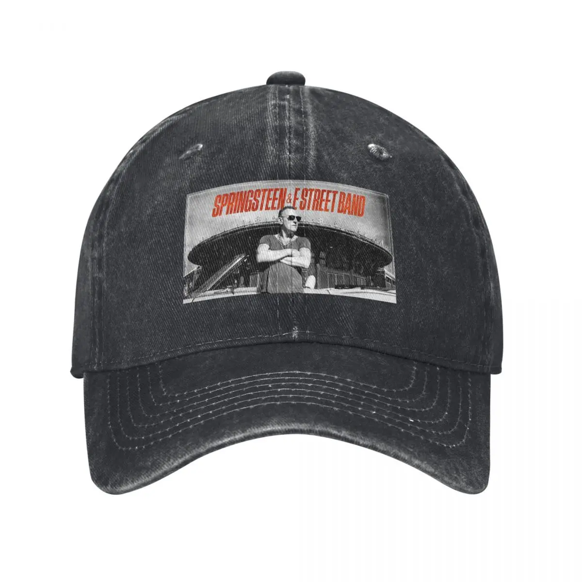 Bruce The E Street Band Springsteen Thunder Road Baseball Cap Vintage Distressed Washed Snapback Cap Unstructured Soft Hats Cap