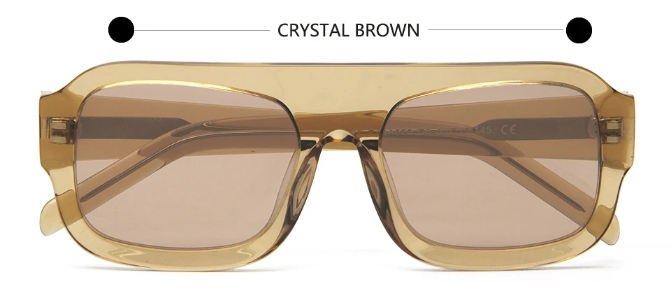VEH Marke Design Acetat Große Vintage Pilot Sonnenbrille Männer Übergroßen Rahmen Quadrat Sonnenbrille Für Frauen Sonnenbrillen Weibliche UV400 – Detail 19