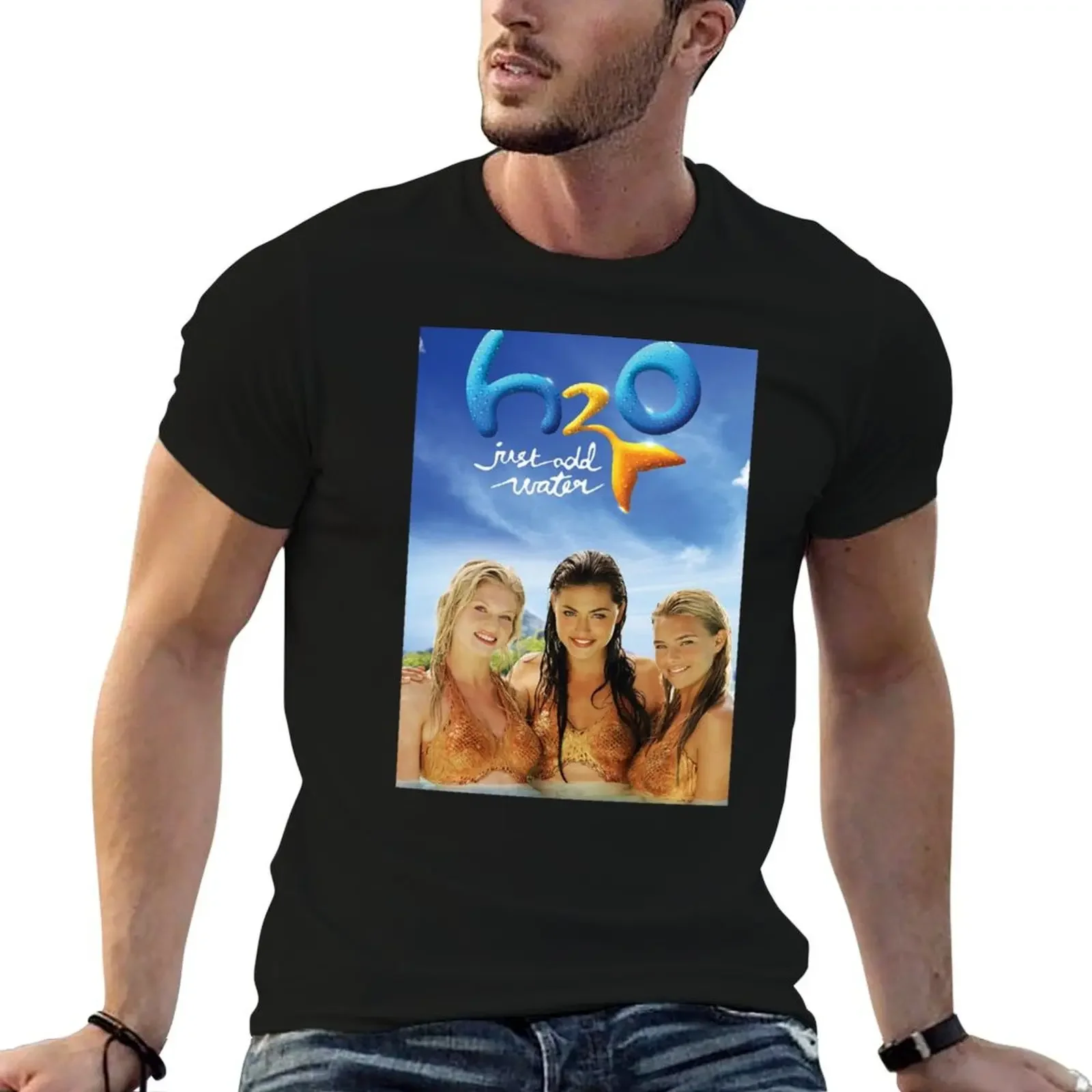 

H2O Just Add Water T-Shirt luxury designer vintage clothes mens graphic t-shirts hip hop