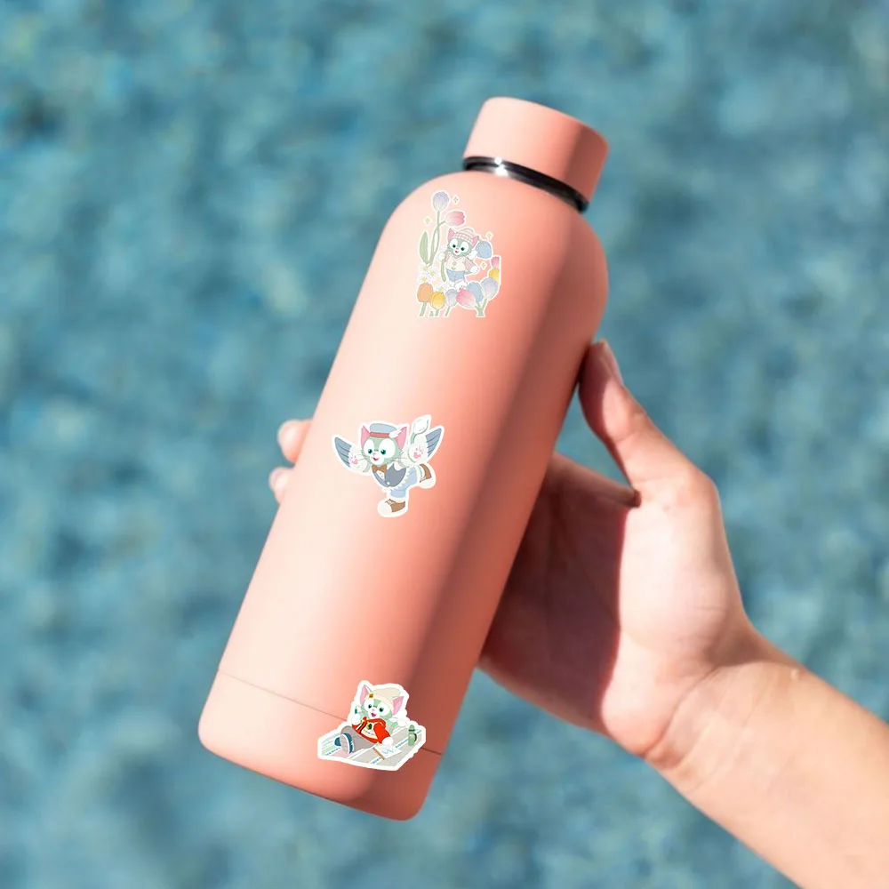 55 قطعة دمية جيلاتوني الكرتون الطرفية ملصقات الهاتف المحمول كتيب الثلاجة دفتر ملصقات الزخرفية ملصقات