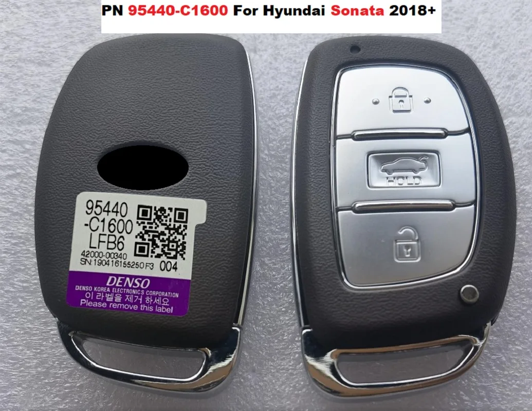 CN020150 Original Part Number 95440-C1600 3 Buttons 8A Chip 433MHz For Hyundai Sonata 2018+ Smart Key Keyless Go