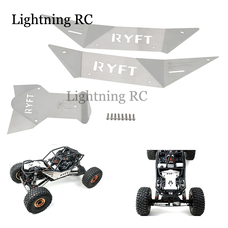 

Гоночный бронированный корпус из нержавеющей стали, защитная пластина для AXIAL RBX10 Ryft 1/10 RC Crawler, обновленные детали