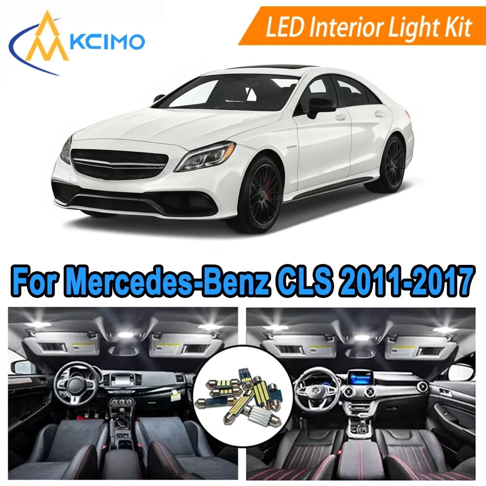 

Premium LED Interior Bulb Lights For Renault Mercedes-Benz CLS-class W218 C218 Coupe 2011-2017 Easy Plug & Play Installation