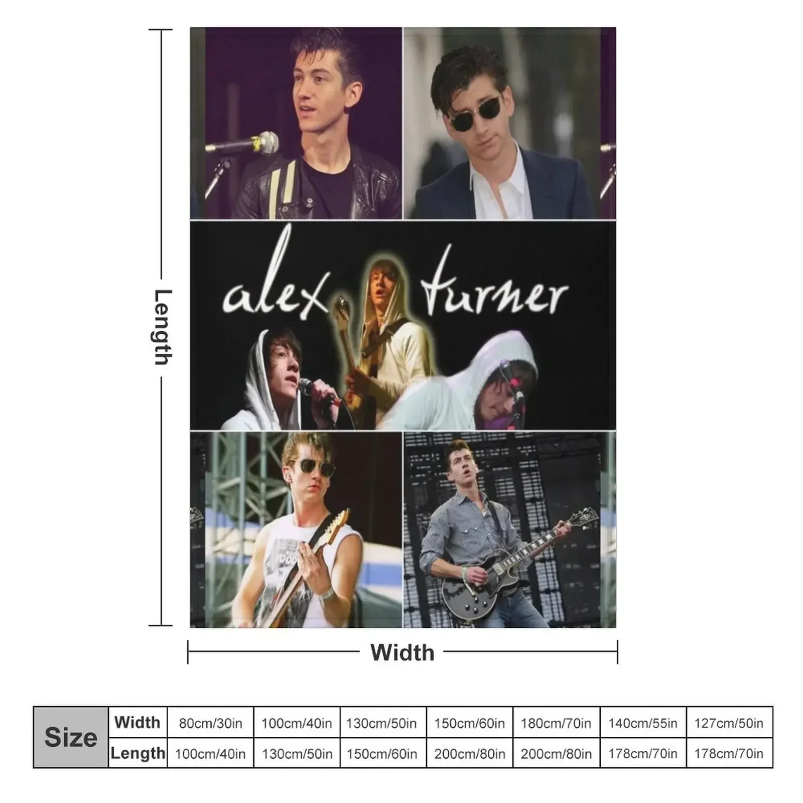 Alex Turner English musician Beautiful Aesthetic Collage - 1 Throw Blanket Sofa Quilt Picnic For Baby Warm Blankets