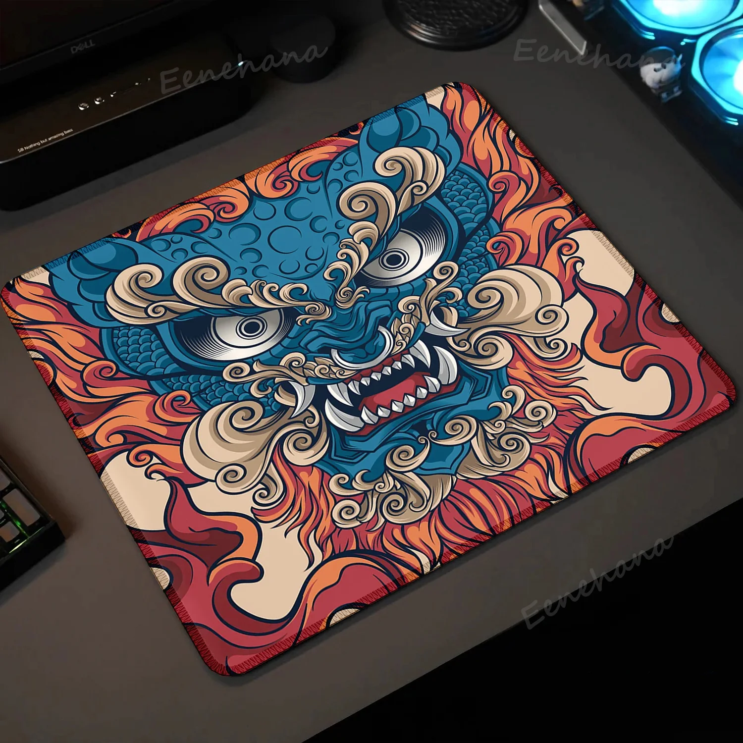 Anime E-sports Tiger Gaming Accessory Mouse Pad XS Small Mousepad For PC Gamer Desktop Decoration Office Mouse Mat Deskmat Rug