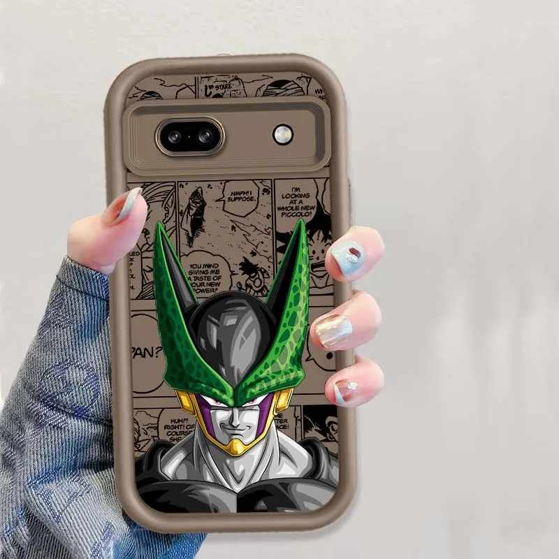 D-Dragon Ball Anime Art para Google Pixel 9 8 7 8A 7A Pro XL Capa de telefone com escada ocular