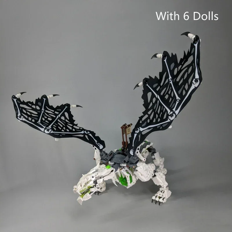 

Skull Sorcerer's Dragon Model 7183 Building Blocks 718pcs Bricks Kids Toys For Children 71721