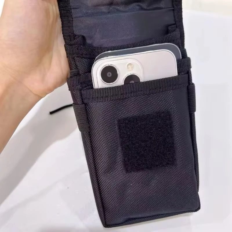 6.3 Inch Multi-Functional Mobile Phone Bag Oxford Fabric Pocket Cell Phone Belt Pouch Case Men's Outdoor Bag view 2