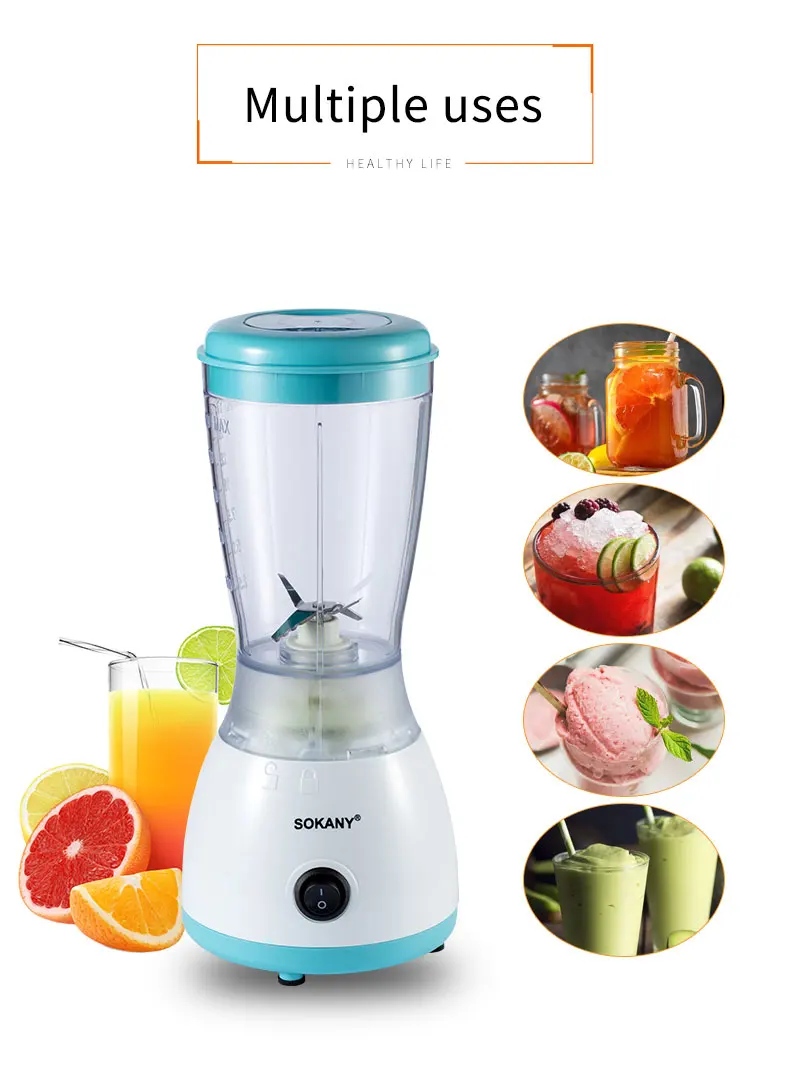 Sokany 300W High Power Multi Functional Handheld Mixer Professional Electric Multi-Purpose Blender