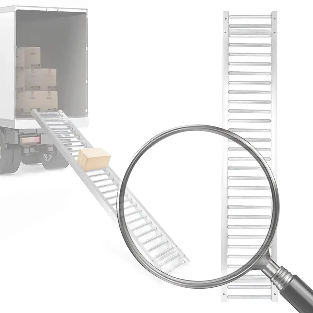 Transportador de rodillos empalmable, cinta transportadora plegable multiusos, tobogán de transporte de alta resistencia para carpintería de almacén Industrial