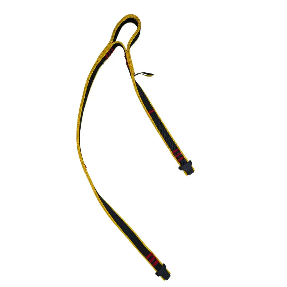Corda de Segurança para Escalada em Rocha (Cow Tail) com 2 Pernas para Proteção Contra Quedas, Equipamento de Conexão para Montanhismo, Rapel e Via Ferrata
