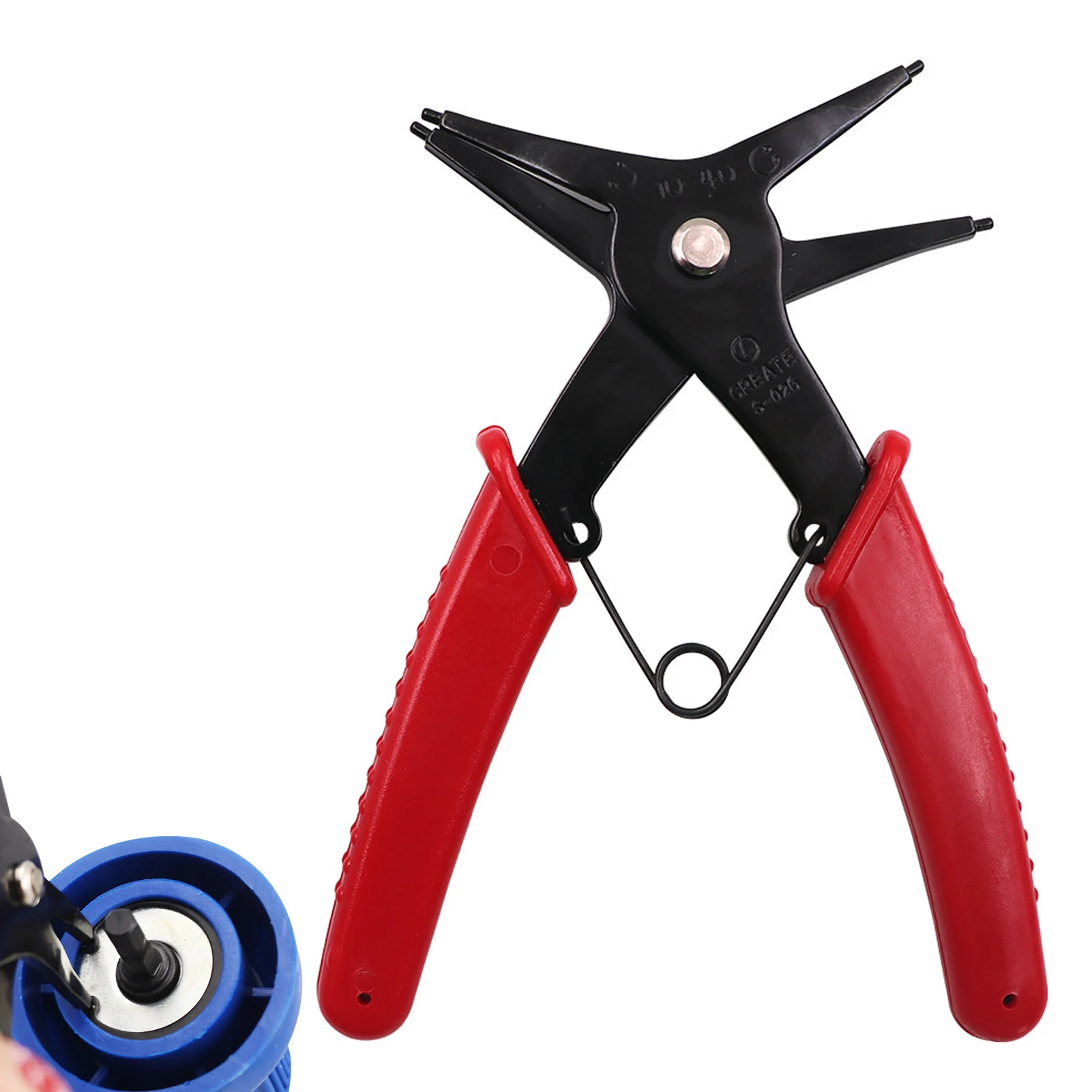 Circlip Plier Removal Pliers Snap Ring Pliers Dual Purpose Snap Ring Pliers Internal External Reassembly Tool Easy Disassembly