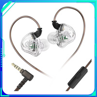 KZ GK AK8 Hifi Headphones Wired Headphones In-Ear Super Linear Dynamic Driver Heavy Bass Noise Canceling Mobile Gaming Earphone