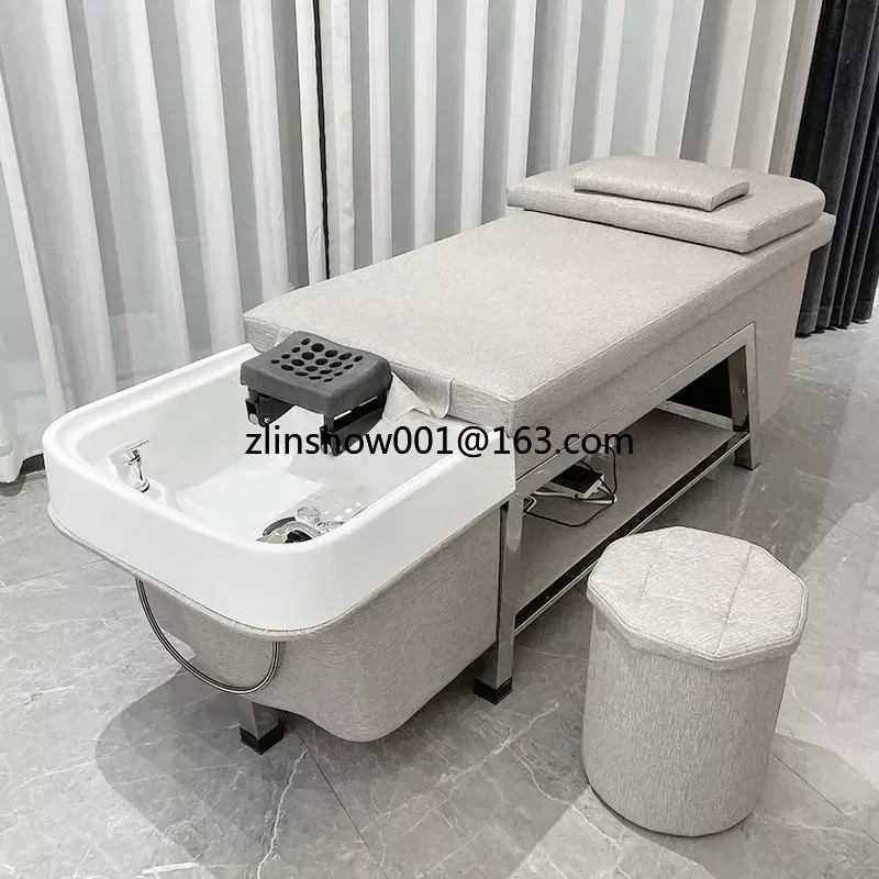 Shower Head Shampoo Chair Hair Stylist Water Circulation Shampoo Bed Wash Hair Salon Silla Peluqueria Salon Furniture MQ50SC