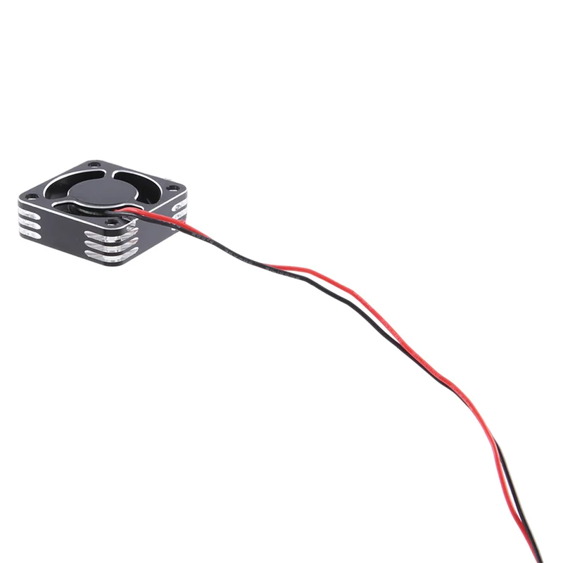 

Compact Metal Shell ESC Motor 25Mm Cooling Fan High-Speed Heat Dissipation Fan Cooler For RC Car Replacement Silver