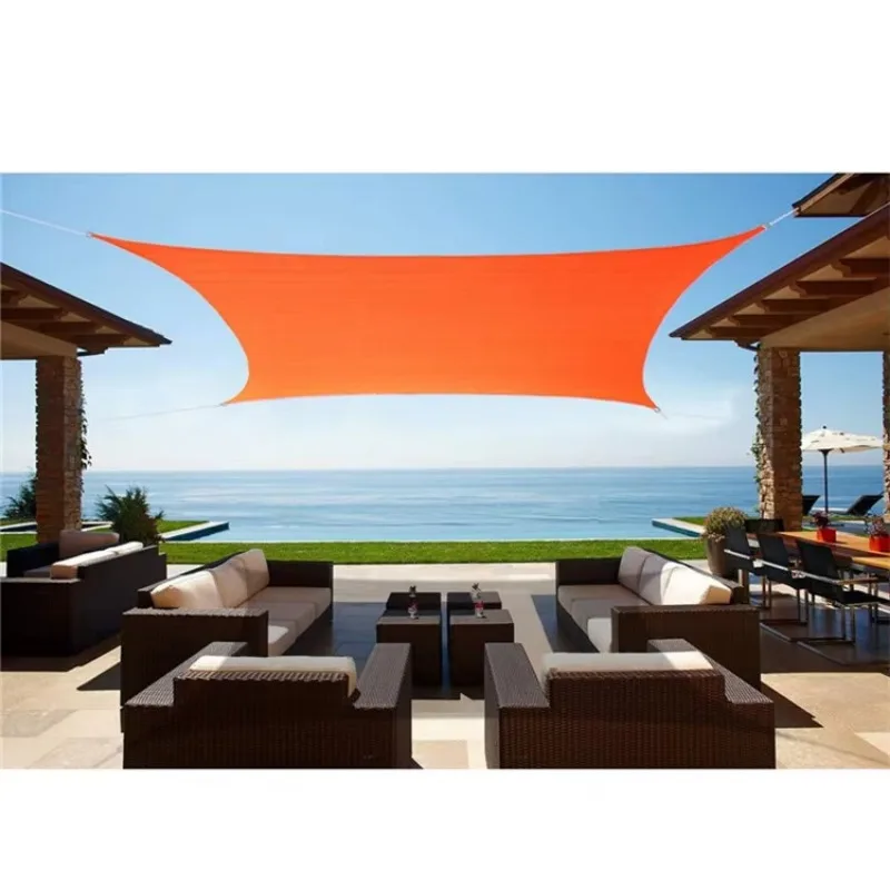 7*8m Rectangle Waterproof Sand Sun Shade Sail Carport Sun Sail Shades for Gardenline