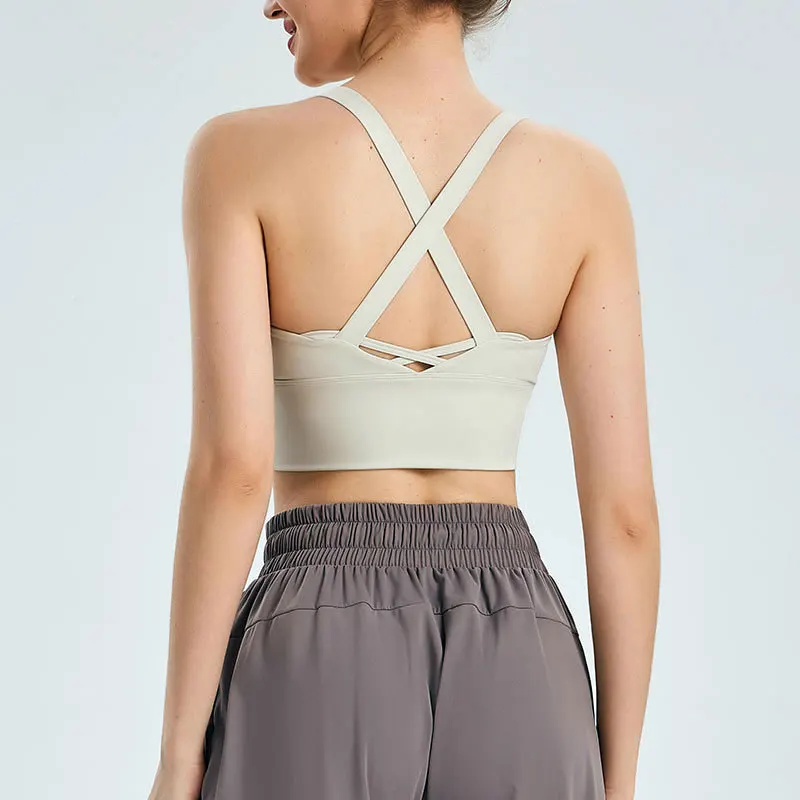 

Универсальное спортивное нижнее белье, женский противоударный бюстгальтер для бега высокой интенсивности, жилет для фитнеса, одежда для йоги