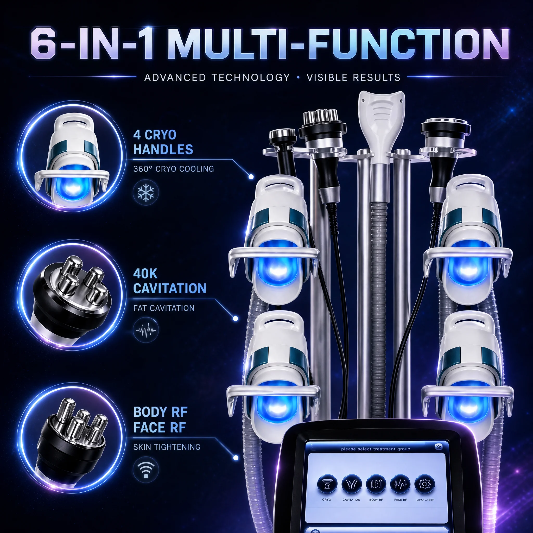 

Professional Body Contouring Machine Multifunctional Figure Sculpting Device for Body Shape Management Salon Spa Beauty Care
