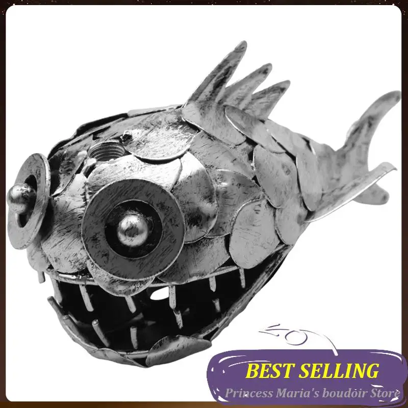 

AB30-угловая лампа-рыба, USB перезаряжаемая настольная металлическая лампа ручной работы, украшение для дома, гостиной