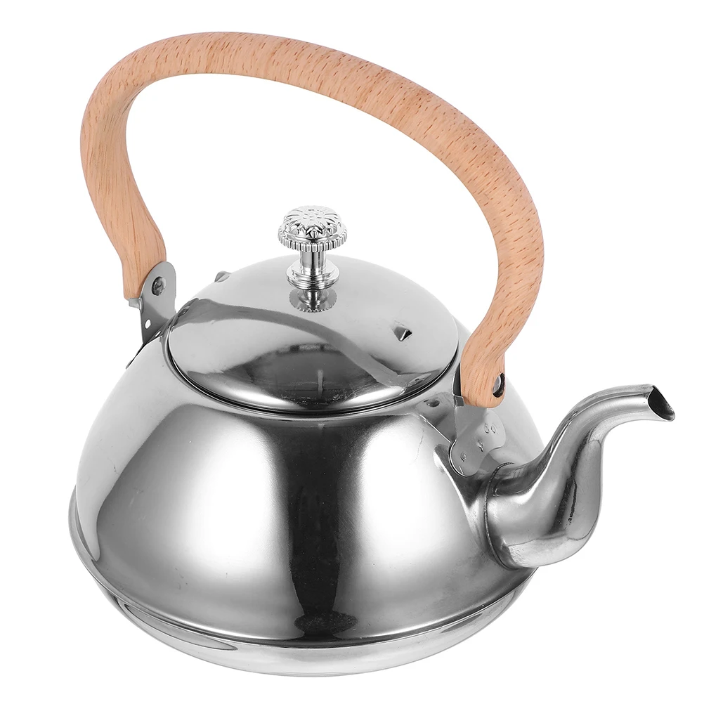 

Stainless Steel Kettle Keep Warm Gas Stove Portable Small Boiling Teapot Retro Water Stovetop Soup Camping
