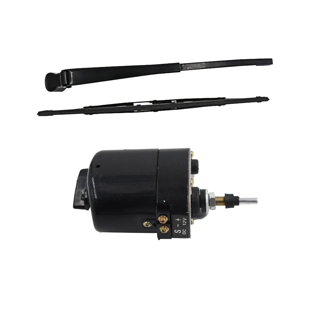 UNIVERSAL 12V Windscreen Wiper and Motor For Willis Jeep Tractor OEM: 01287358 7731000001 0390506510