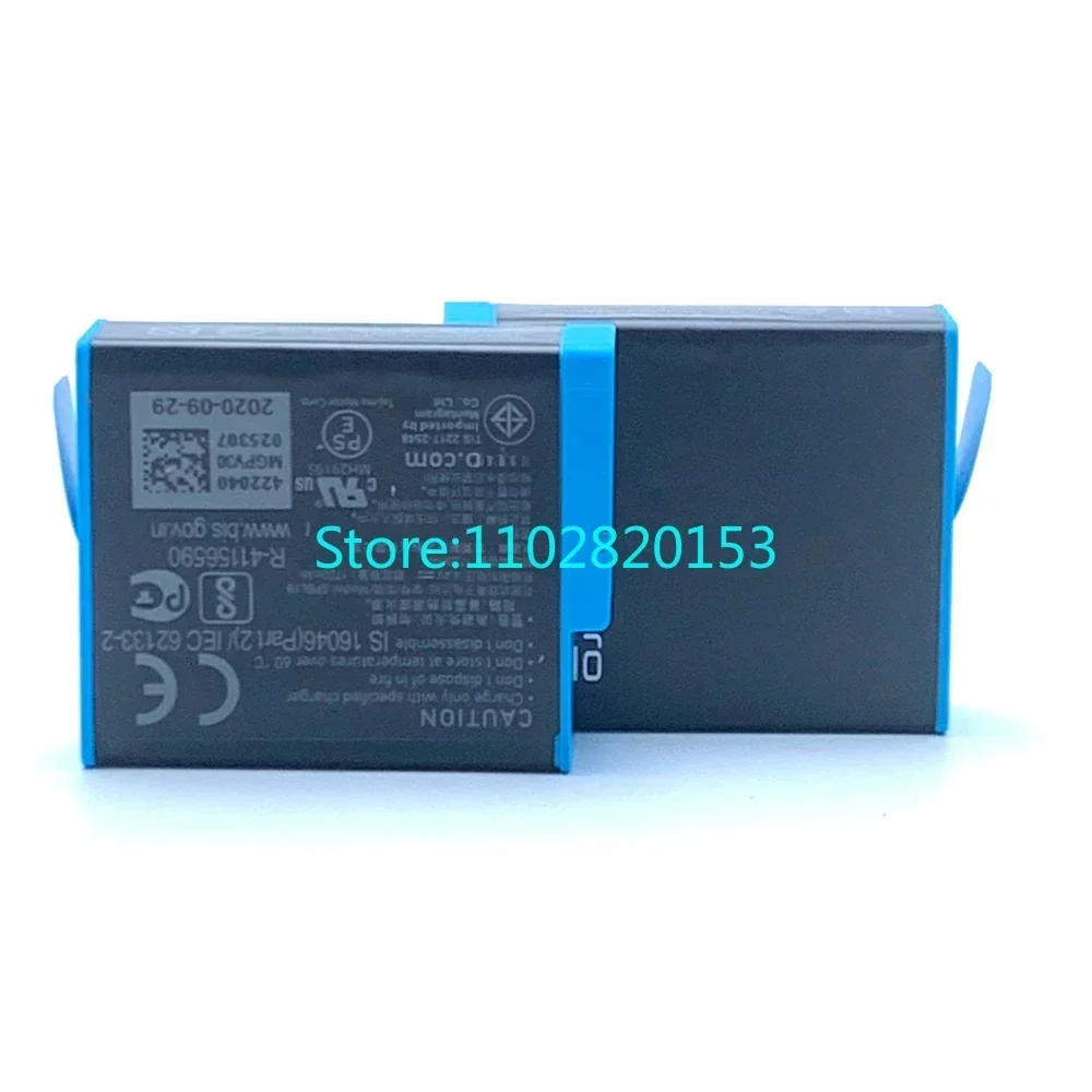 (2PCS) 100% Original Genuine Rechargeable Battery for Gopro HERO12 /11 /10 /9 /8 /7 Black /6/ 5 /4 hero 12 11 10 9 8 Camera Part