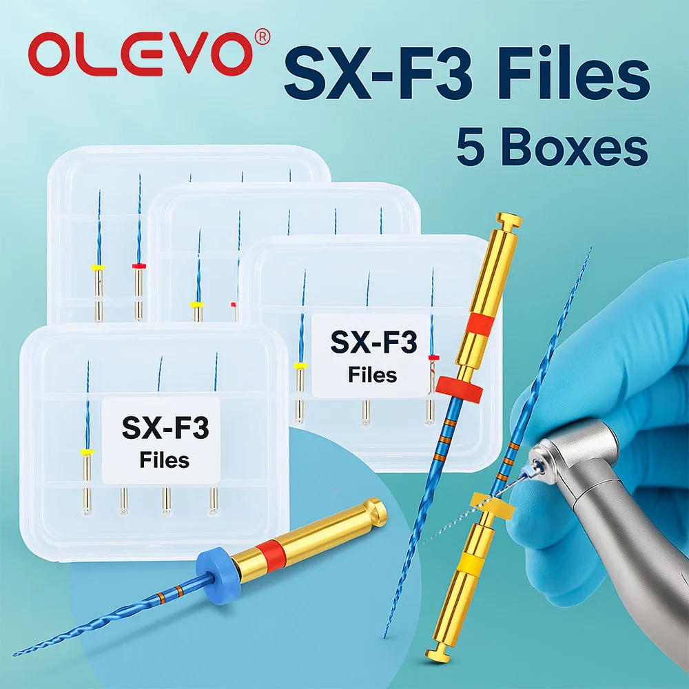 

30 шт./5 коробок, стоматологические файлы SX-F3, файлы с корнем синего канала, термоактивированные NiTi, эндодонтические файлы, инструменты для обработки роторных напильников 19/21/25 мм