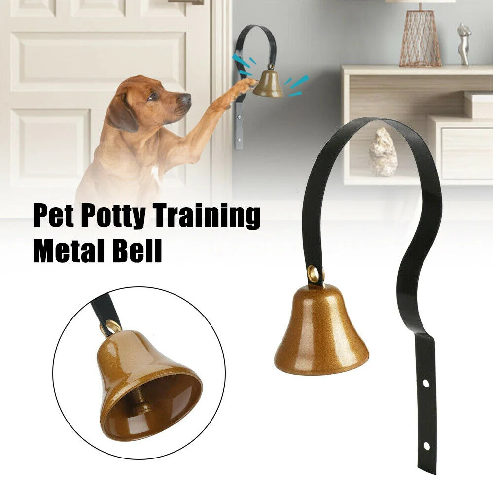 Metal Interactive Retro Christmas Vintage Pet Toy Dog Training Bell Doorbell Shopkeeper Bell Home Decoration