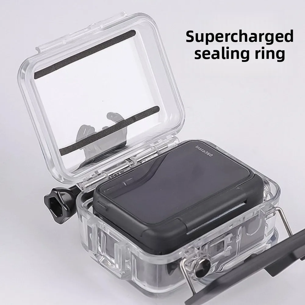 PC Sports Camera Case Clear Waterproof Diving Cover Thin Scratch Resistant Camera Protector for Insta360 Ace Pro/Pro2