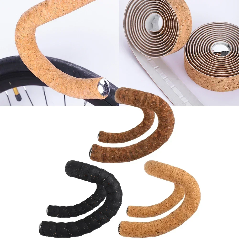 

Bikes Handlebar Tape EVA Road Cycling Shock Handle Bar Tape Straps Sawdust Grain Anti-Vibration Tape Bar Bike Accessories 3Color