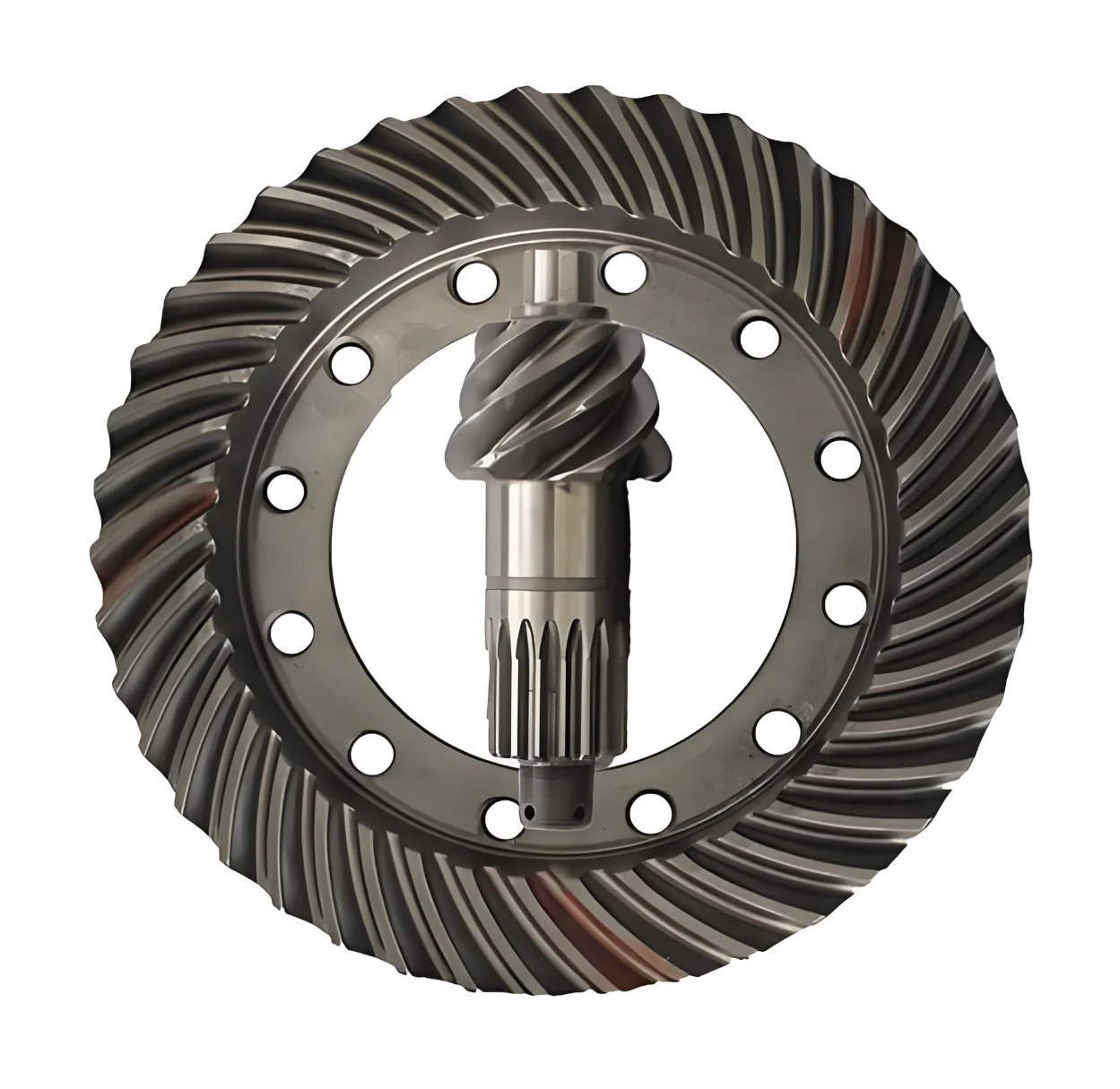 Steel CNC Machined Differential Crown Wheel Gears Straight Bevel Gear Parts For Motor Gearbox Pump Engine Core Components