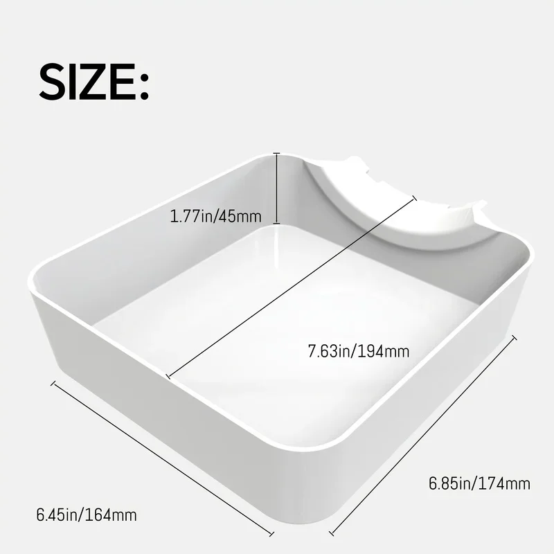 2/1pc Detachable Washing Machine Drainage Tray Anti Overflow Leakproof Water Guide Washer Drip Catcher Laundry Floor Protector
