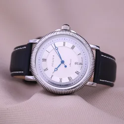 Auto Date Julius Homme orologio da uomo giappone quarzo ore moda orologio retrò vera pelle ragazzo compleanno confezione regalo di san valentino