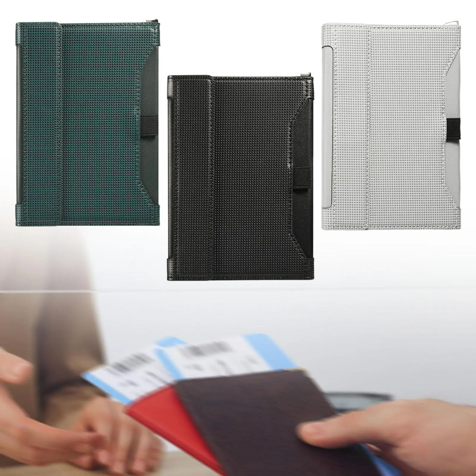 

Держатель для паспорта с защитой от RFID, многофункциональный органайзер для дорожных документов